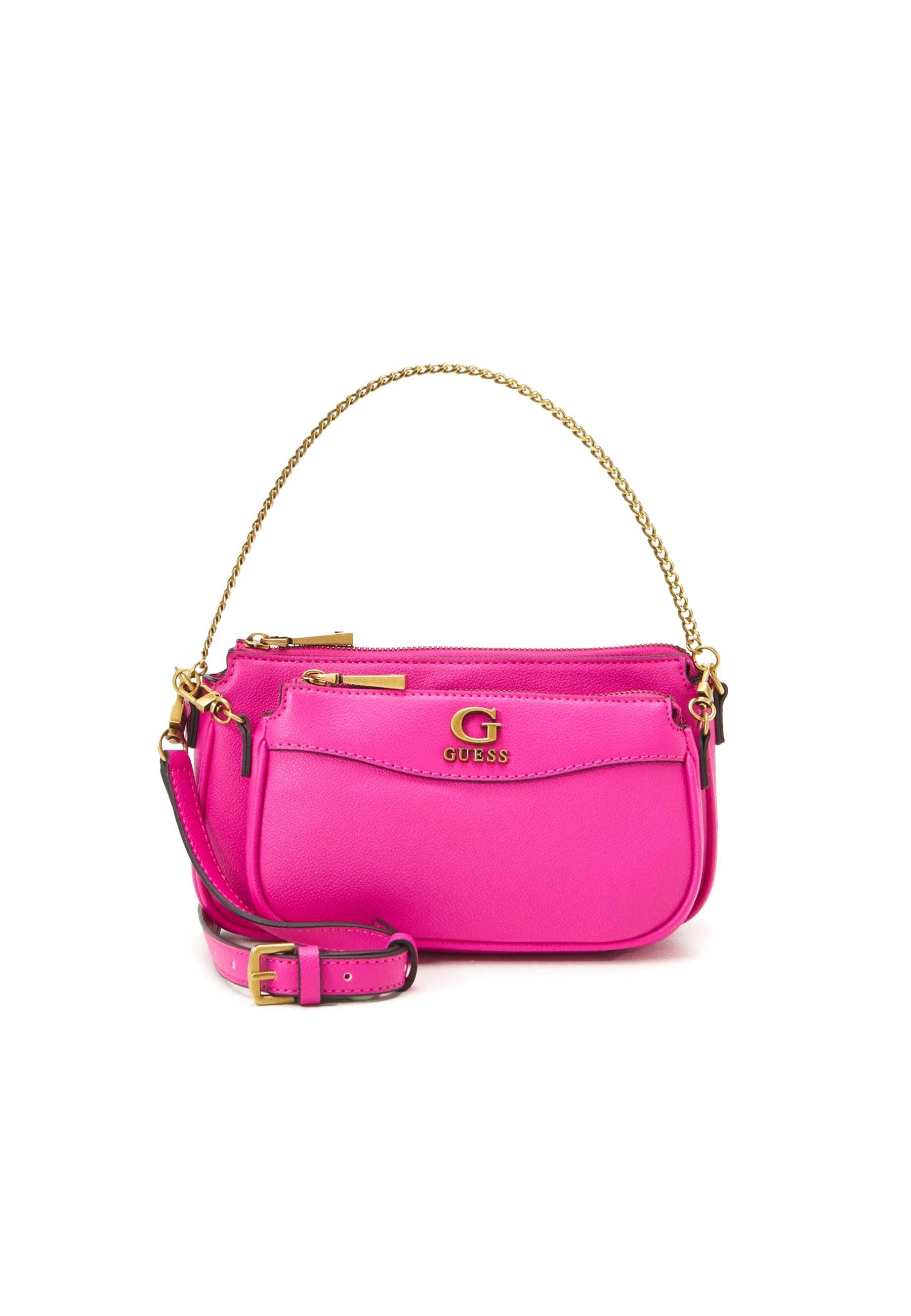 GUESS Nell Borsa Double Fuchsia VB867870 - Sandrini Calzature e Abbigliamento