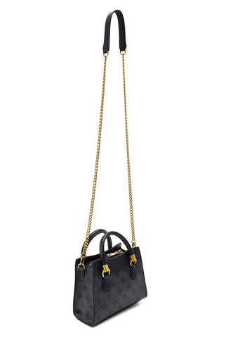 GUESS Nell Logo Borsa Satchel Mini Coal SB873576 - Sandrini Calzature e Abbigliamento