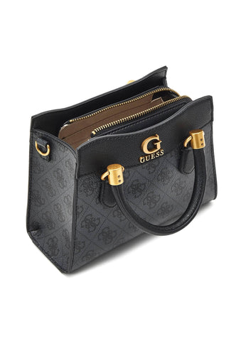 GUESS Nell Logo Borsa Satchel Mini Coal SB873576 - Sandrini Calzature e Abbigliamento