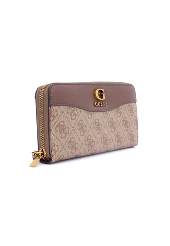 GUESS Nell SLG Portafoglio Donna Latte Logo Brown SB873546 - Sandrini Calzature e Abbigliamento