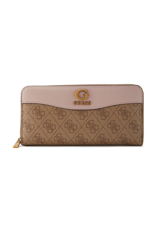 GUESS Nell SLG Portafoglio Donna Latte Logo Rosewood SB873546 - Sandrini Calzature e Abbigliamento