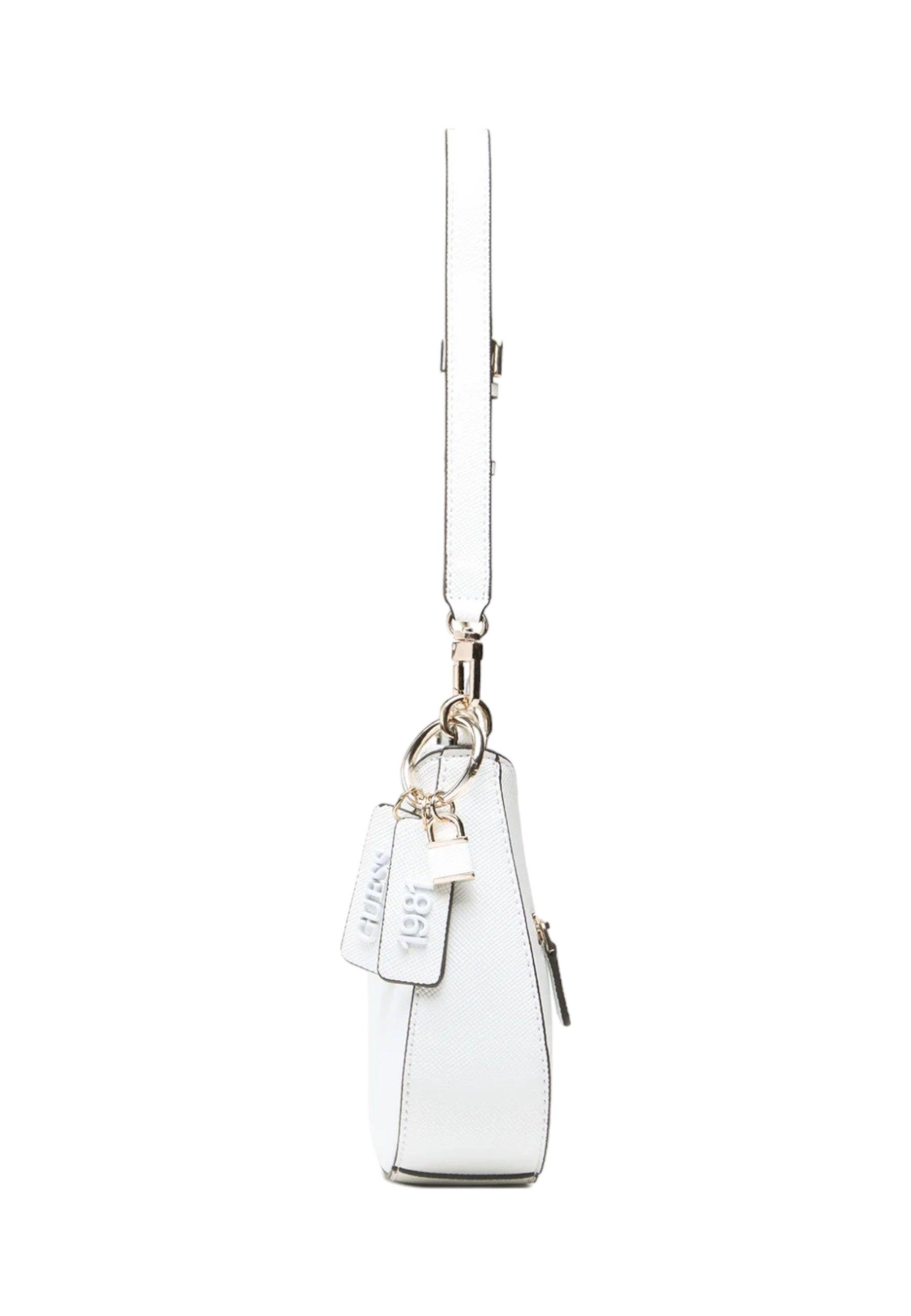 GUESS Noelle Borsa Donna White ZG787918 - Sandrini Calzature e Abbigliamento