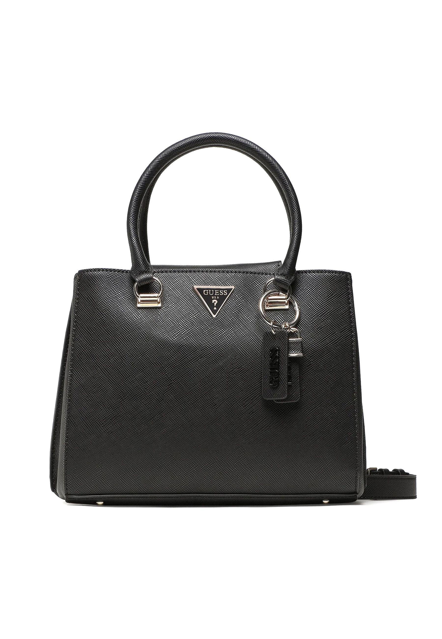 GUESS Noelle Borsa Girlfriend Satchel Black ZG787906 - Sandrini Calzature e Abbigliamento