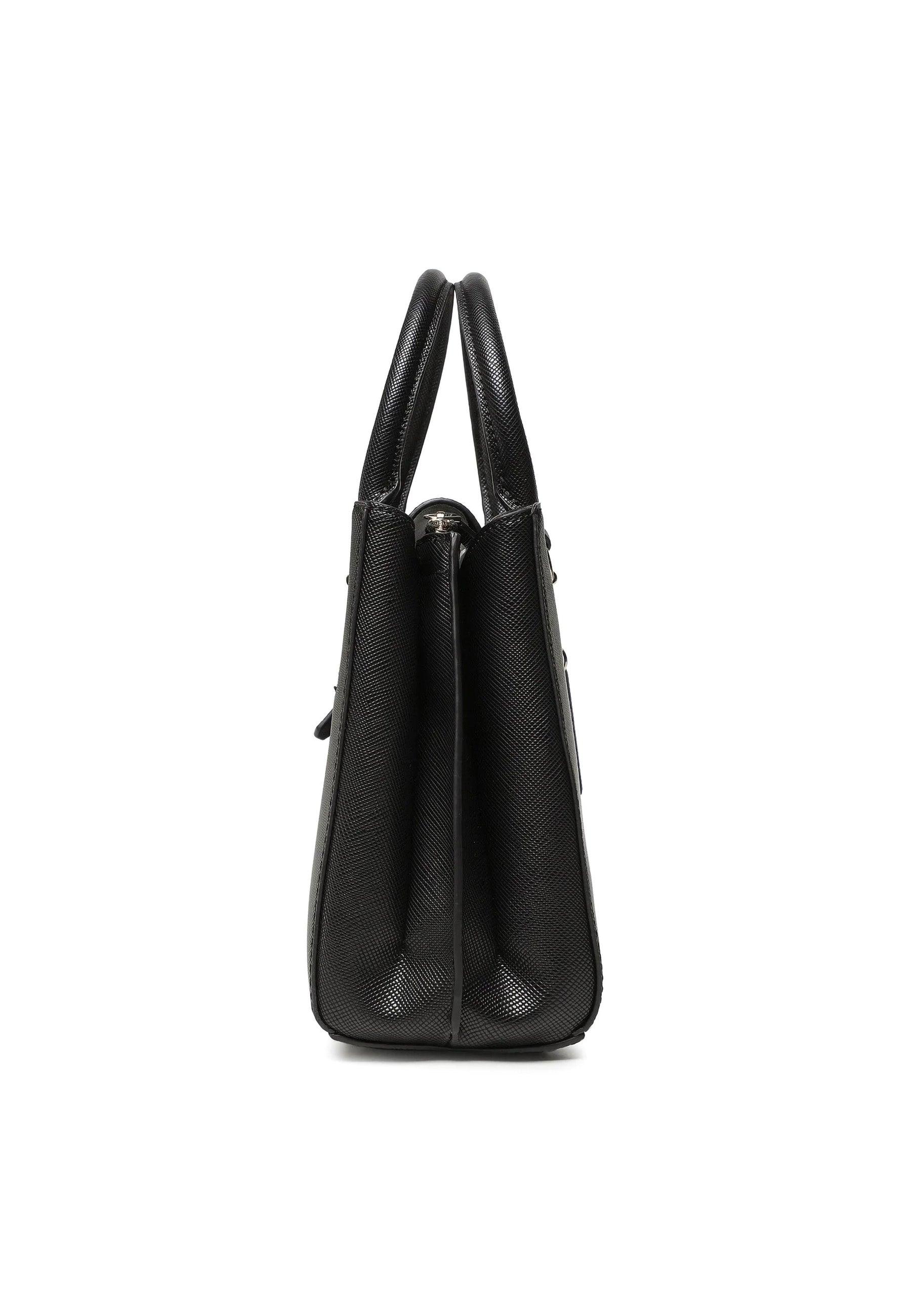 GUESS Noelle Borsa Girlfriend Satchel Black ZG787906 - Sandrini Calzature e Abbigliamento