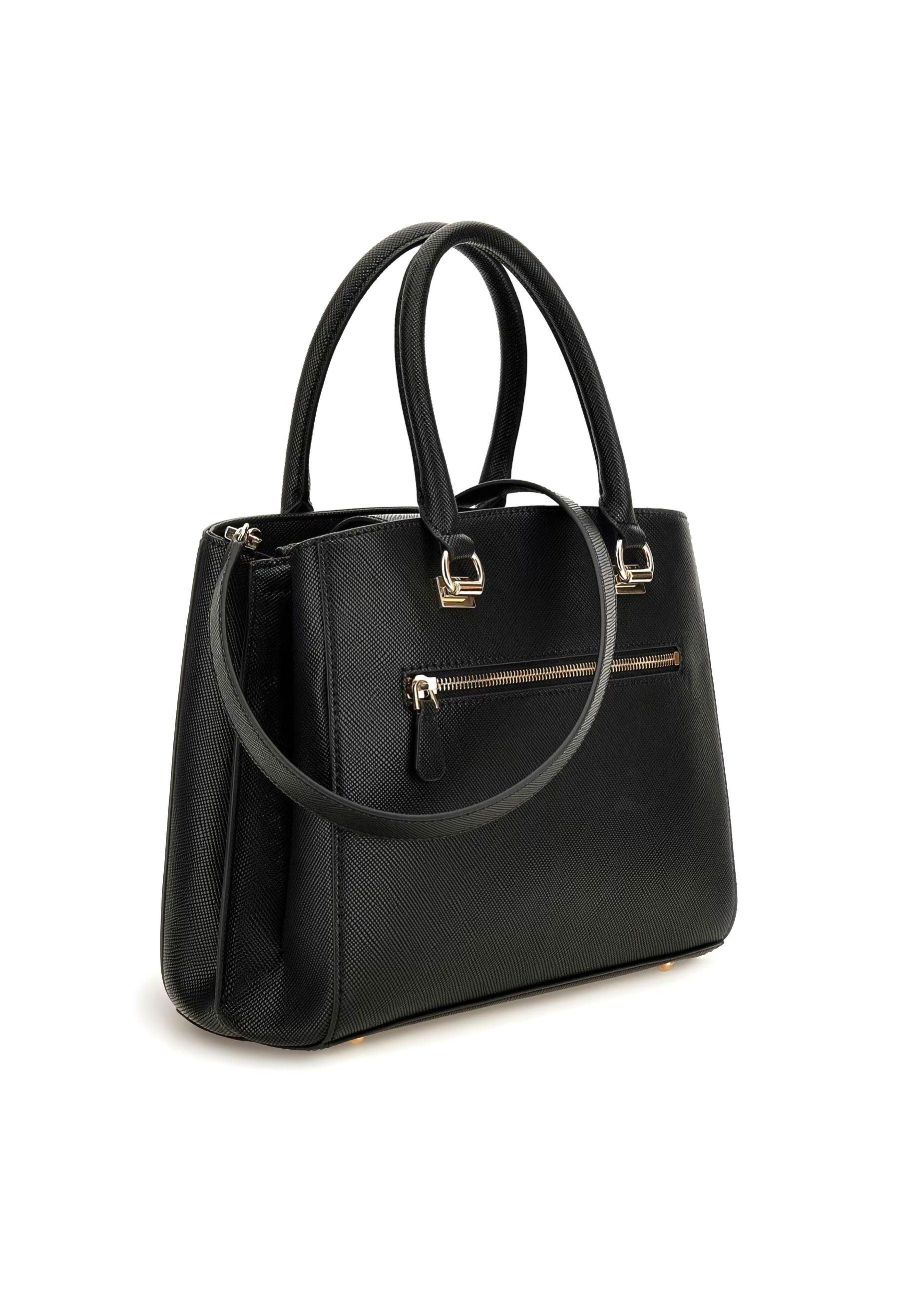GUESS Noelle Borsa Satchel Girlfriend Black ZG787906 - Sandrini Calzature e Abbigliamento