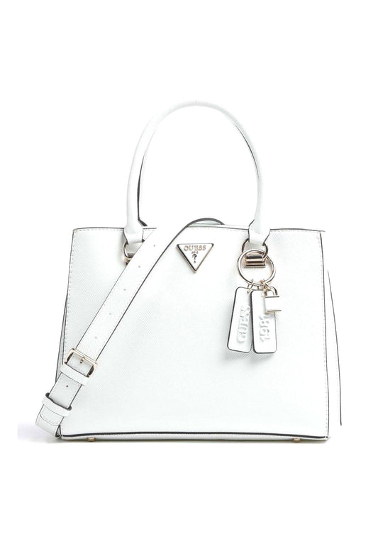 GUESS Noelle Borsa Satchel Girlfriend White ZG787906 - Sandrini Calzature e Abbigliamento