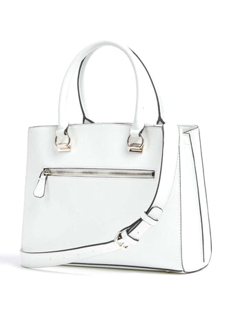 GUESS Noelle Borsa Satchel Girlfriend White ZG787906 - Sandrini Calzature e Abbigliamento