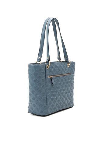 GUESS Noelle Borsa Tote Elite Azzurro Slate LF787923 - Sandrini Calzature e Abbigliamento