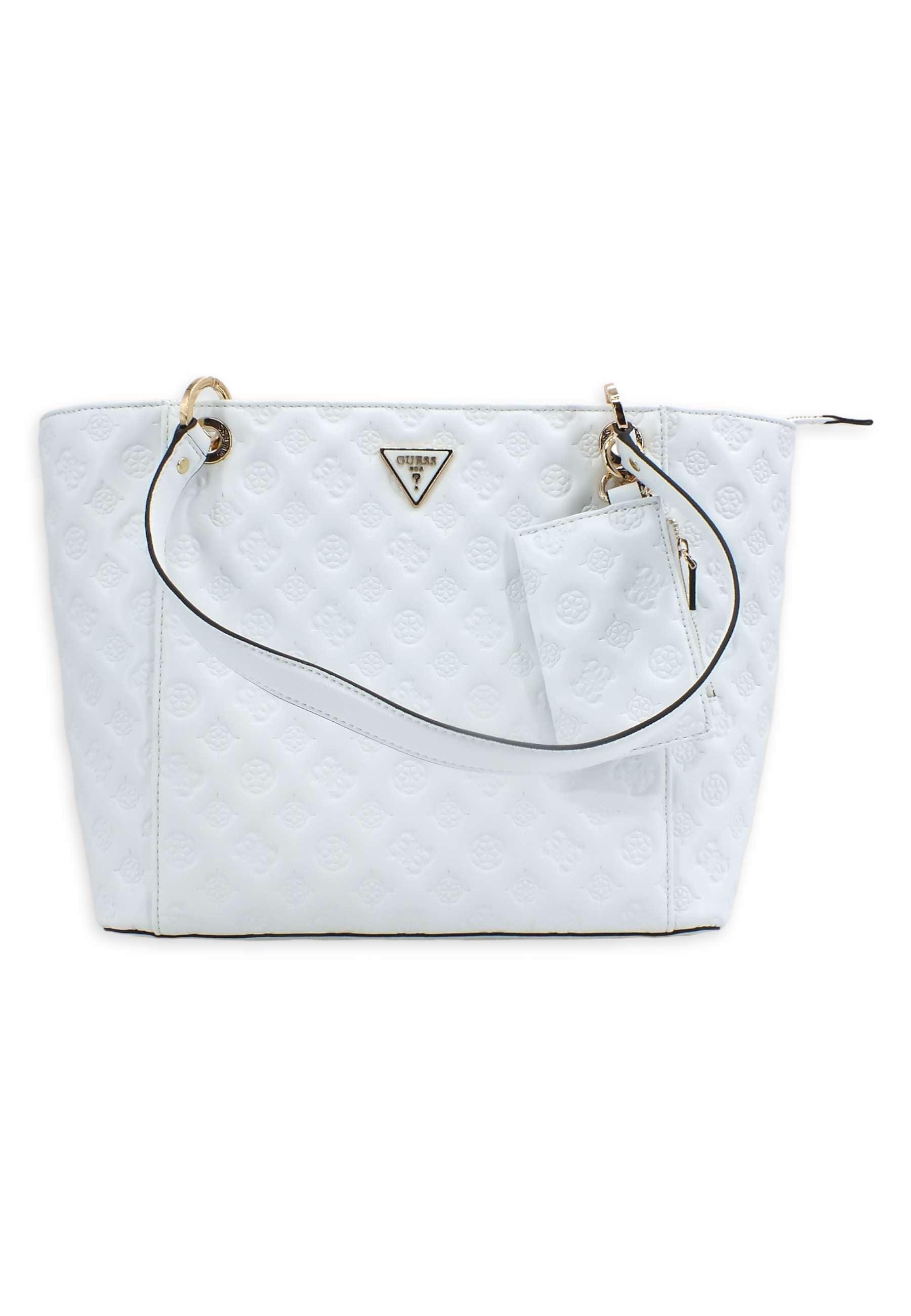 GUESS Noelle Borsa Tote Loghi White LF787923 - Sandrini Calzature e Abbigliamento