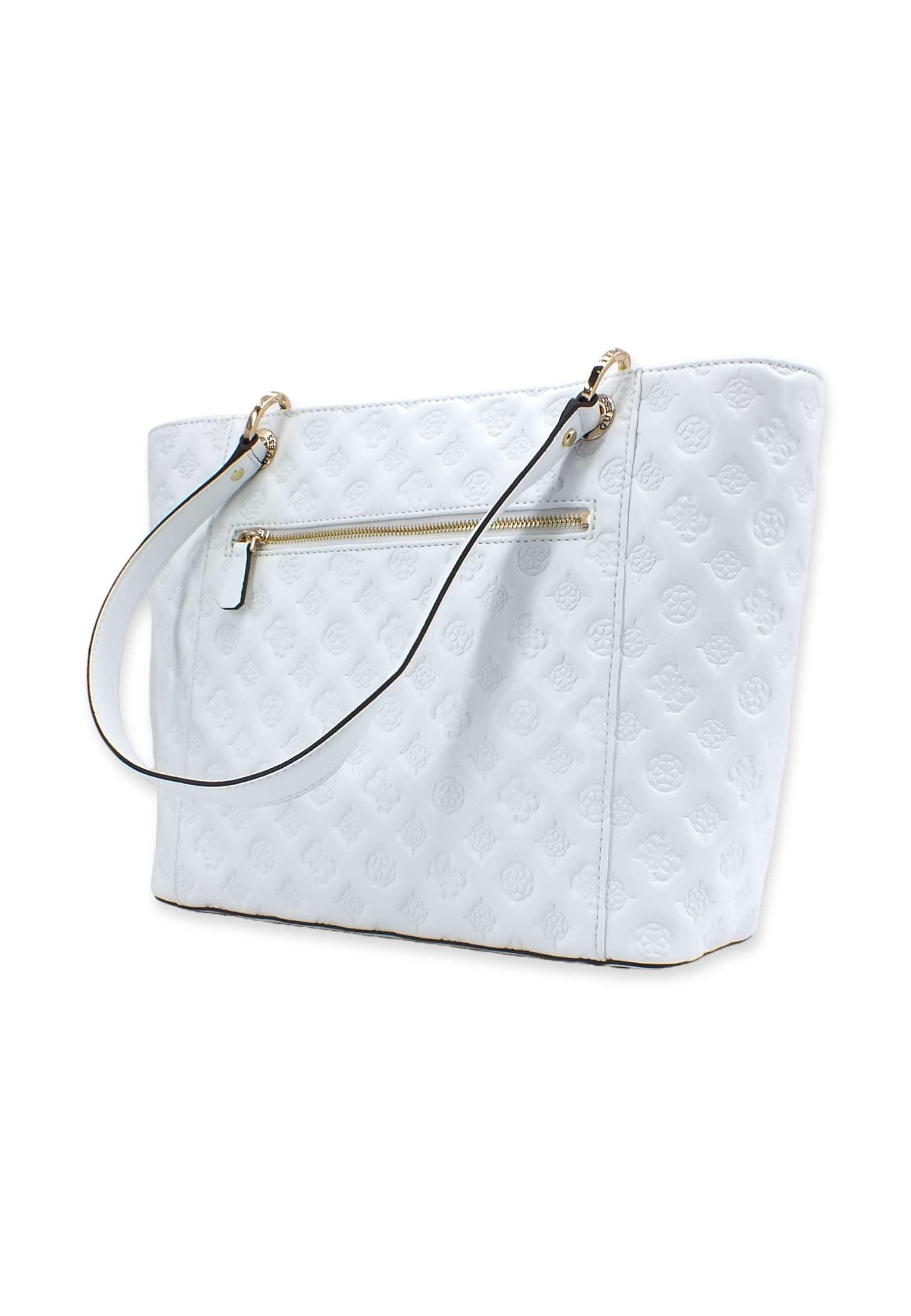 GUESS Noelle Borsa Tote Loghi White LF787923 - Sandrini Calzature e Abbigliamento