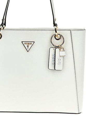 GUESS Noelle Borsa Tote White ZG787925 - Sandrini Calzature e Abbigliamento