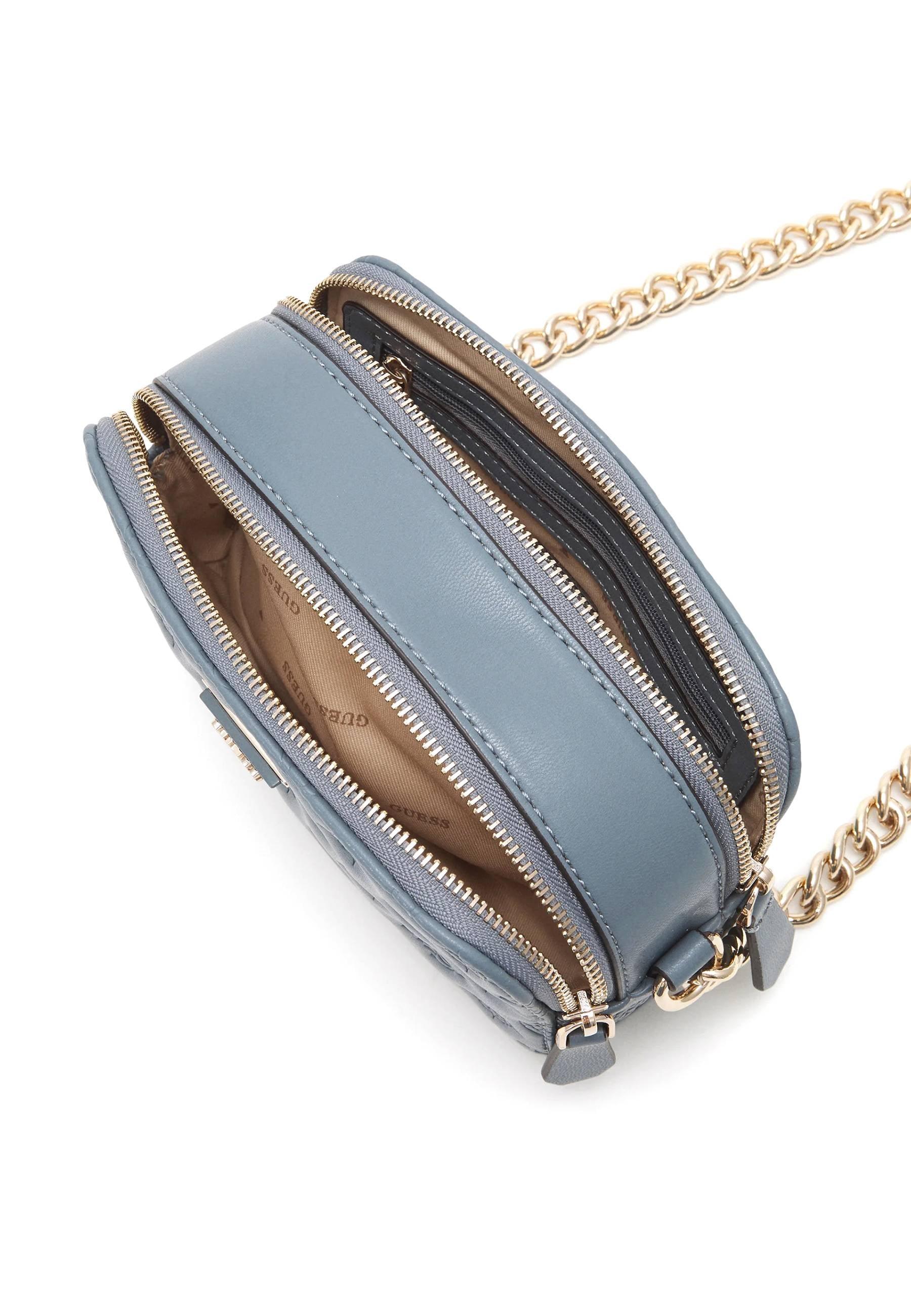 GUESS Noelle Borsa Tracolla Crossbody Azzurro Slate LF787914 - Sandrini Calzature e Abbigliamento