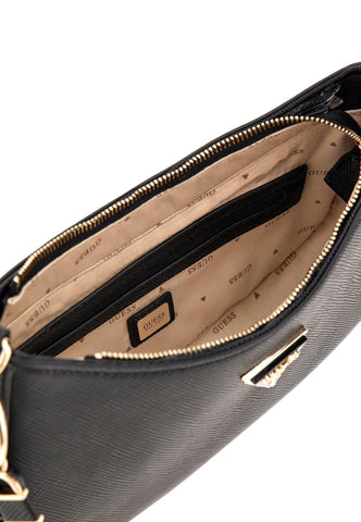 GUESS Noelle Borsa Tracolla Donna Black ZG787918 - Sandrini Calzature e Abbigliamento