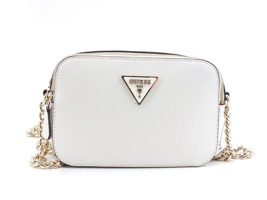 GUESS Noelle Crossbody Camera Double Zip Borsa Tracolla Ivory ZG787914 - Sandrini Calzature e Abbigliamento