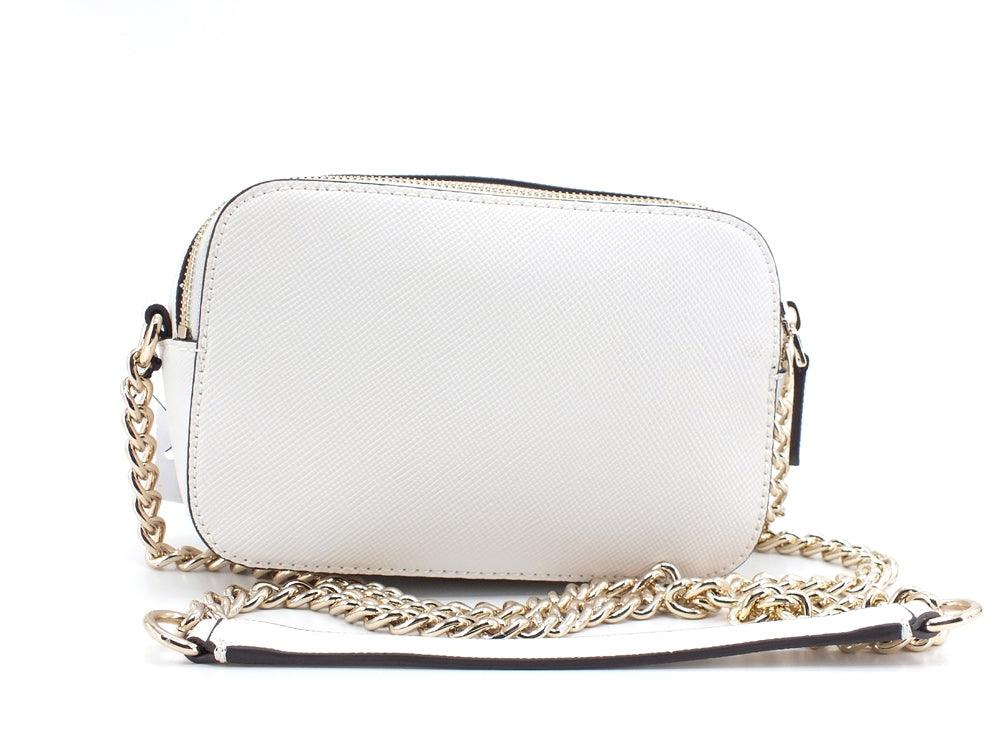 GUESS Noelle Crossbody Camera Double Zip Borsa Tracolla Ivory ZG787914 - Sandrini Calzature e Abbigliamento