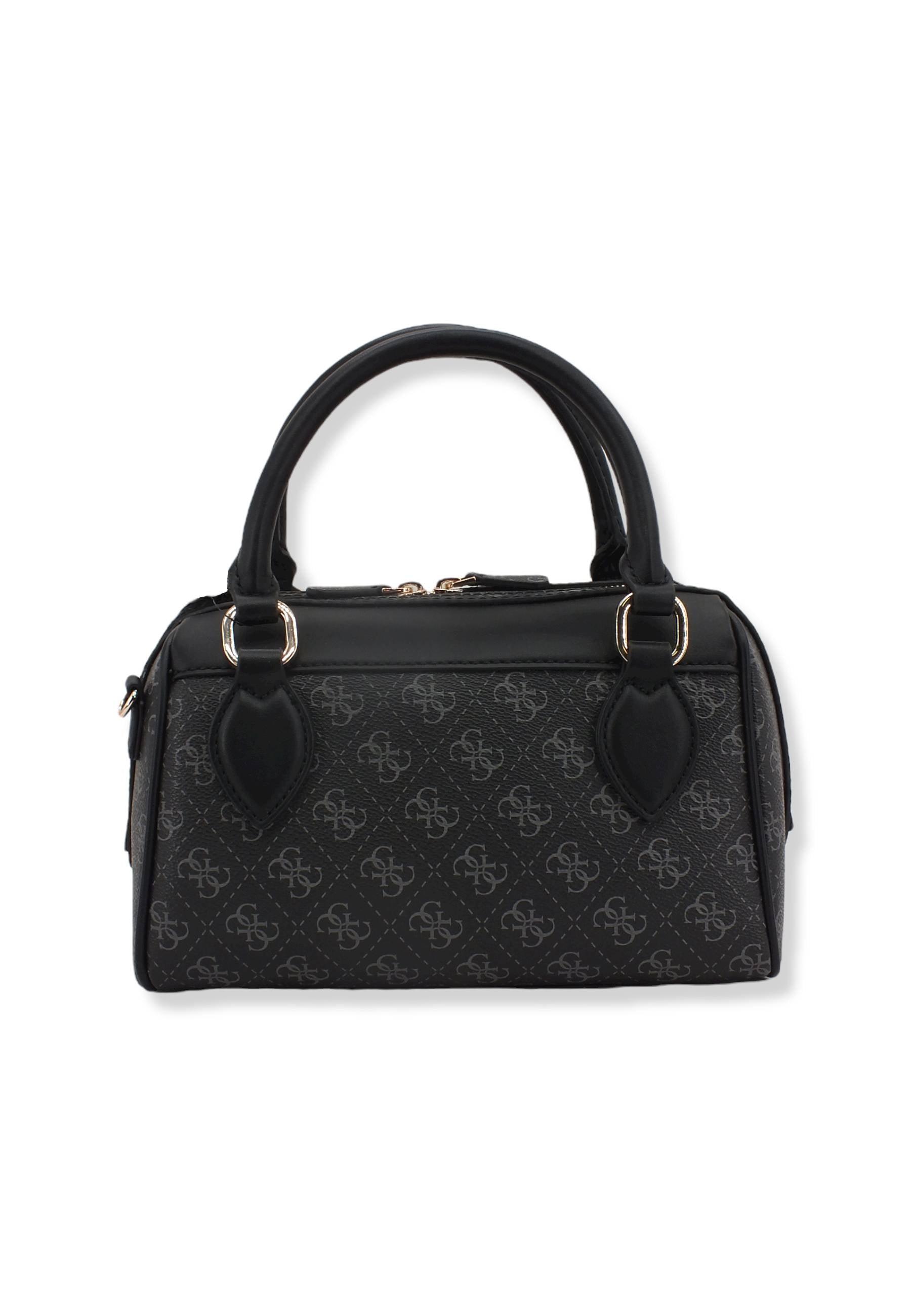 GUESS Noelle Satchel Borsa Tracolla Donna Grigio Coal Multi KG787905 - Sandrini Calzature e Abbigliamento