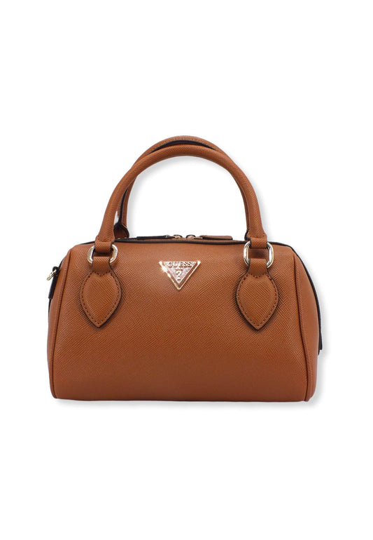 GUESS Noelle Satchel Borsa Tracolla Donna Marrone Light Cognac ZG787905 - Sandrini Calzature e Abbigliamento