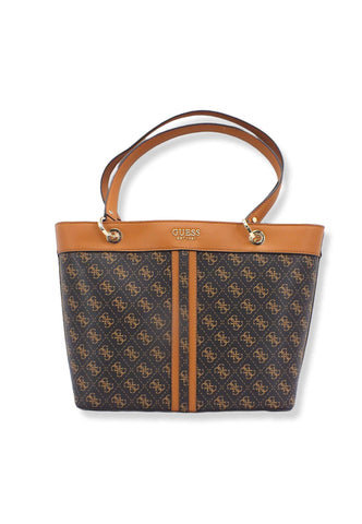 GUESS Noelle Tote Elite Borsa Donna Brown Cognac KG787923 - Sandrini Calzature e Abbigliamento