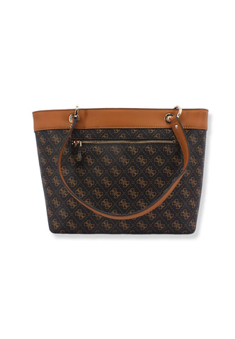 GUESS Noelle Tote Elite Borsa Donna Brown Cognac KG787923 - Sandrini Calzature e Abbigliamento