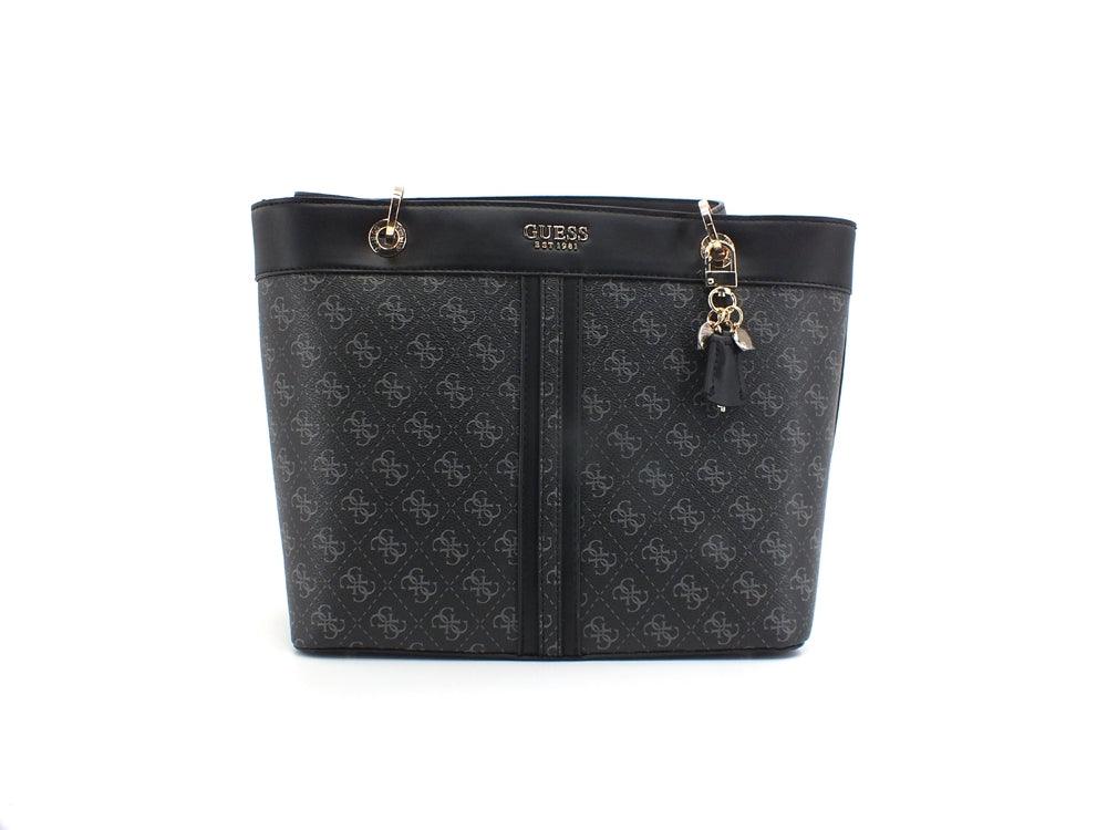 GUESS Noelle Tote Elite Borsa Loghi Coal Multi KG787923 - Sandrini Calzature e Abbigliamento