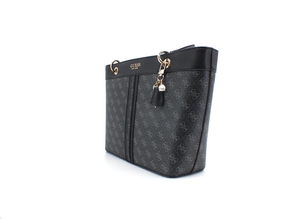 GUESS Noelle Tote Elite Borsa Loghi Coal Multi KG787923 - Sandrini Calzature e Abbigliamento