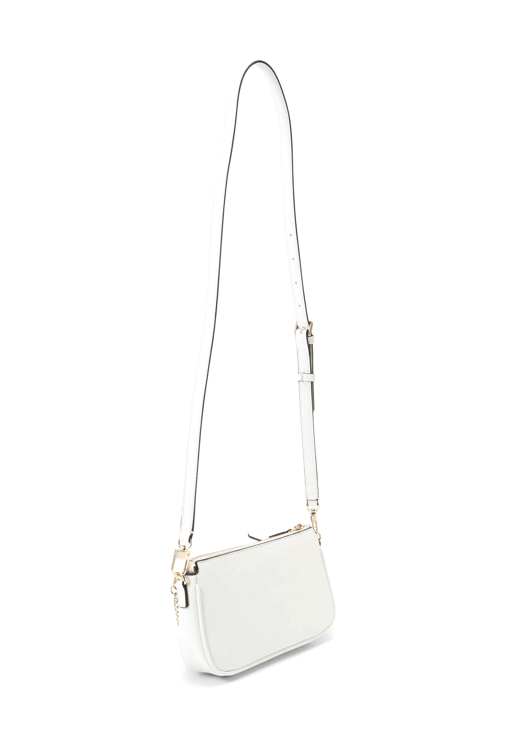 GUESS Noelle Tracolla Crossbody Double Pouch White ZG787971 - Sandrini Calzature e Abbigliamento