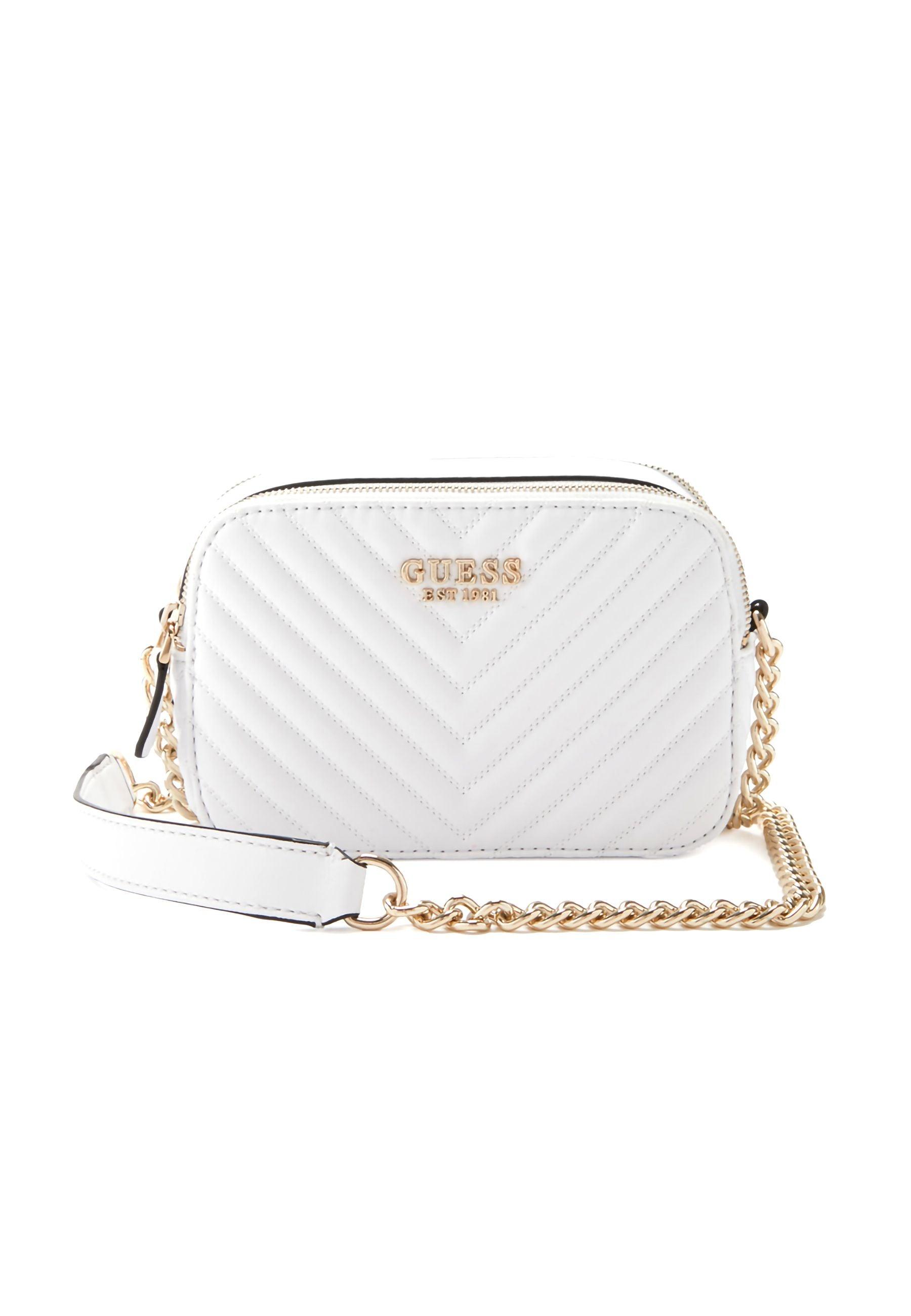 GUESS Noelle Tracolla Crossbody White QG787914 - Sandrini Calzature e Abbigliamento