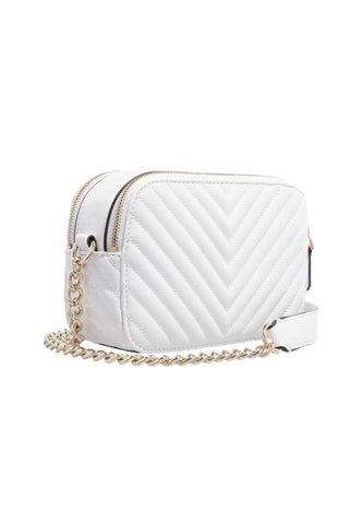 GUESS Noelle Tracolla Crossbody White QG787914 - Sandrini Calzature e Abbigliamento