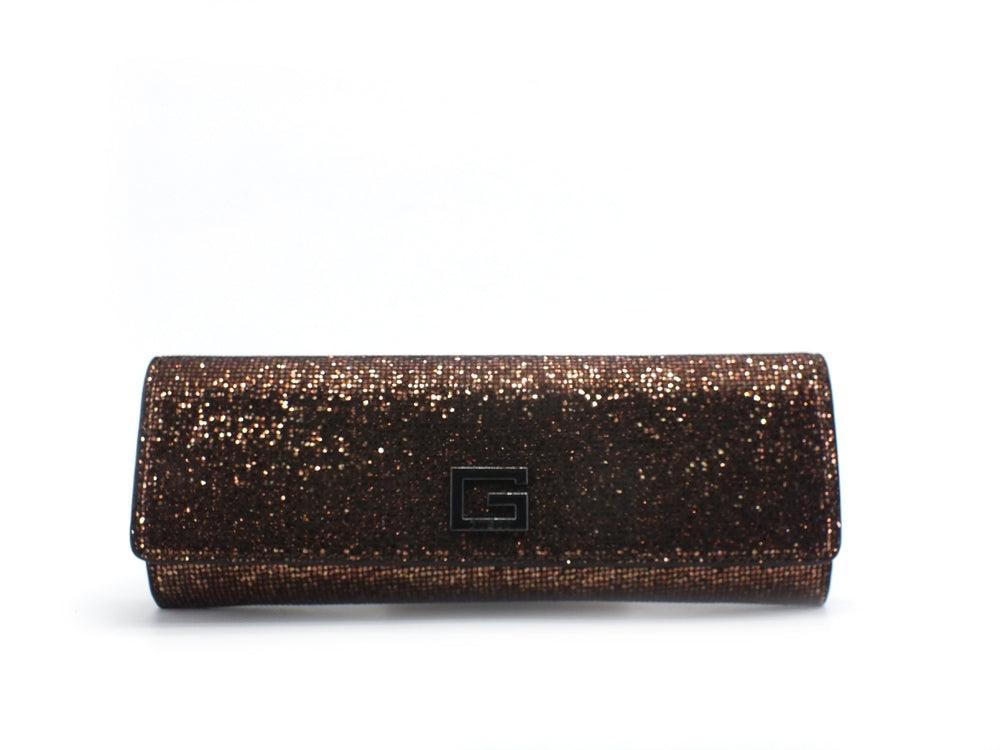 GUESS Pixi Mini Pochette Strass Bronze VM788473 - Sandrini Calzature e Abbigliamento