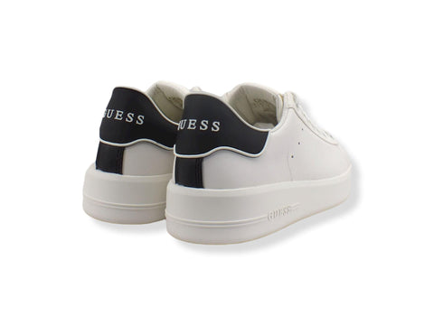 GUESS Platform Lthr Retro Black Sneaker Donna White FL6RKELEA12 - Sandrini Calzature e Abbigliamento