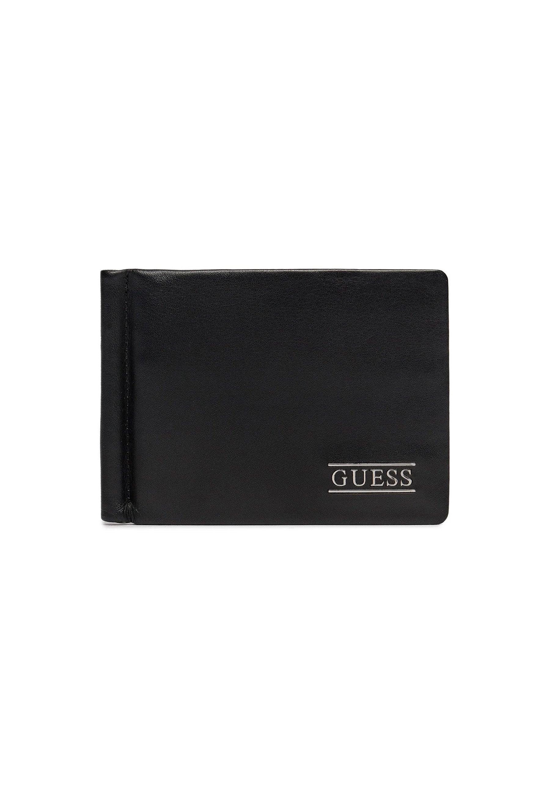 GUESS Portafoglio Portatessere Uomo Black SMNEBRLEA23 - Sandrini Calzature e Abbigliamento
