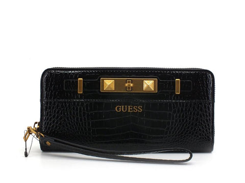 GUESS Raffie Slg Portafoglio Zip Cocco Black CB776046 - Sandrini Calzature e Abbigliamento