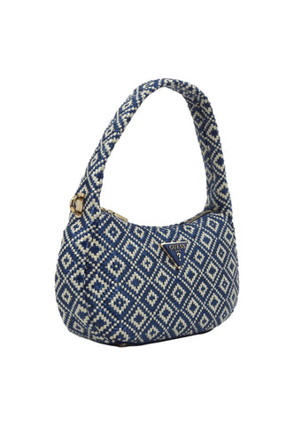 GUESS Rainee Borsa Hobo Donna Blue WR922802 - Sandrini Calzature e Abbigliamento