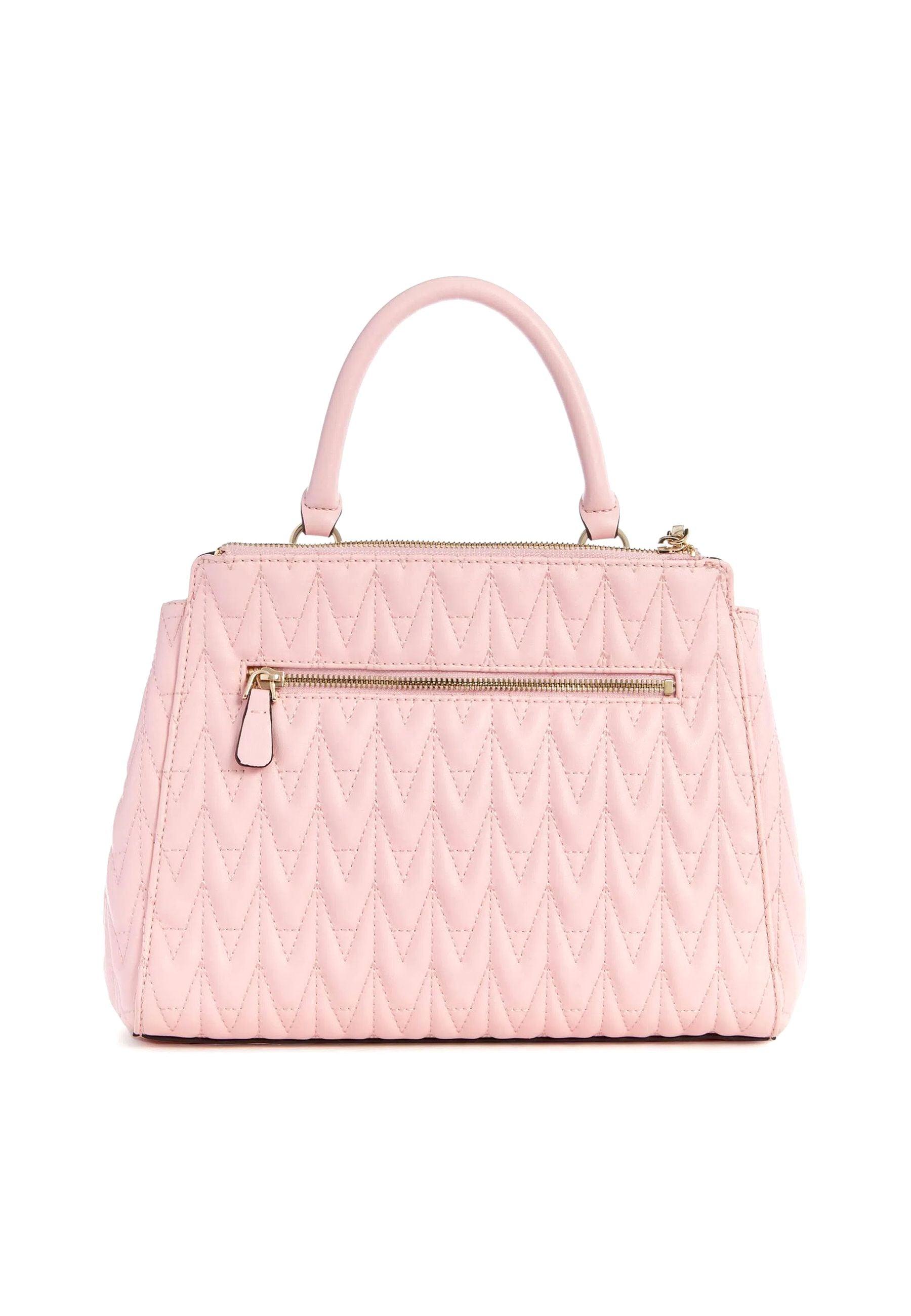 GUESS Regilla Borsa Satchel Girlfriend Pale Rose QG876206 - Sandrini Calzature e Abbigliamento