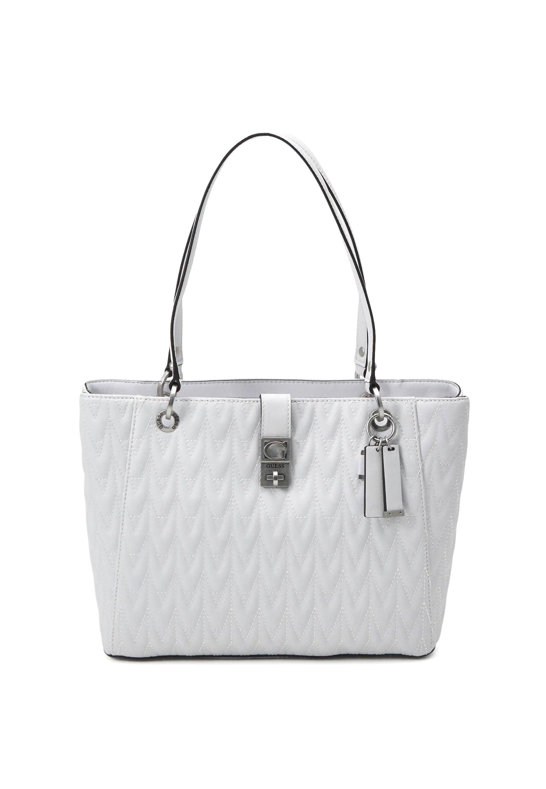 GUESS Regilla Borsa Tote White QO876223 - Sandrini Calzature e Abbigliamento