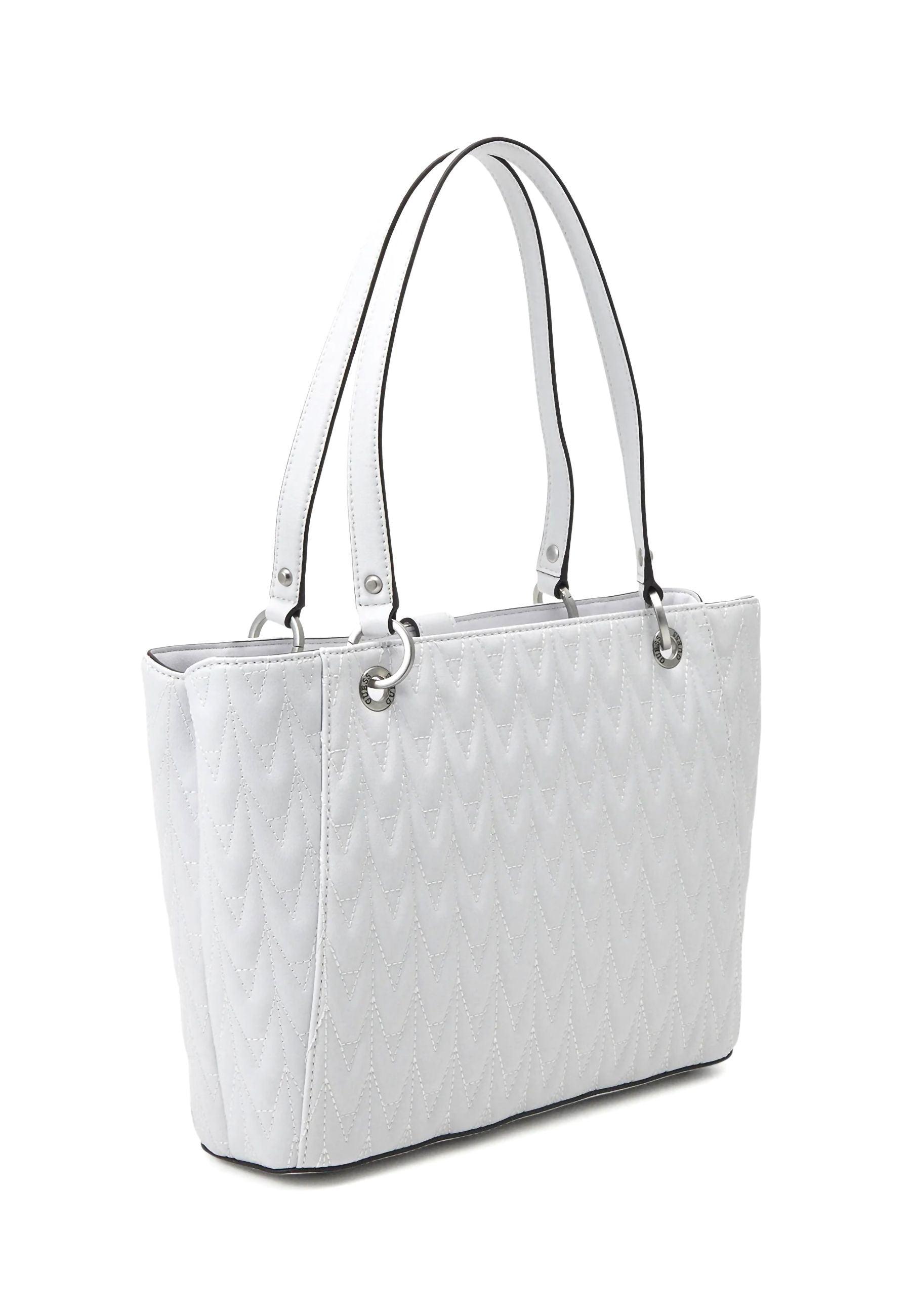 GUESS Regilla Borsa Tote White QO876223 - Sandrini Calzature e Abbigliamento