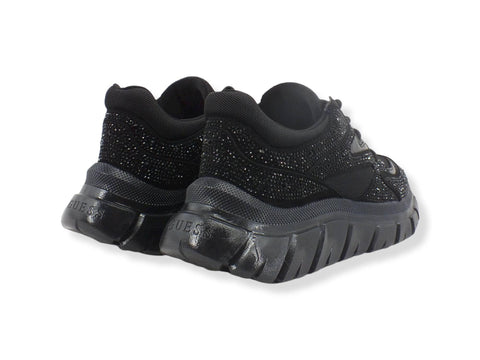 GUESS Running Strass Mesh Sneaker Donna Black FL7CLAESU12 - Sandrini Calzature e Abbigliamento