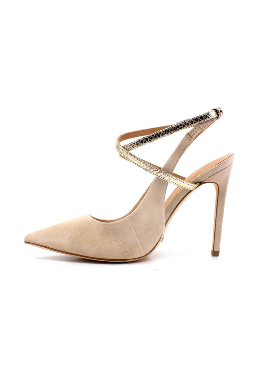 GUESS Sandalo Chanel Donna Platino Beige FL5AMZSUE03 - Sandrini Calzature e Abbigliamento