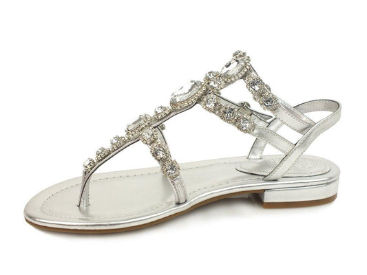 GUESS Sandalo Silver FLFIL2LEL21 - Sandrini Calzature e Abbigliamento