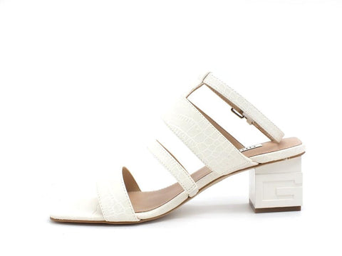 GUESS Sandalo Stampa Tacco Cream FL6ML2PEL03 - Sandrini Calzature e Abbigliamento