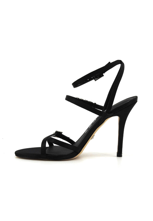 GUESS Sandalo Tacco Donna Black FLJEDISAT03 - Sandrini Calzature e Abbigliamento