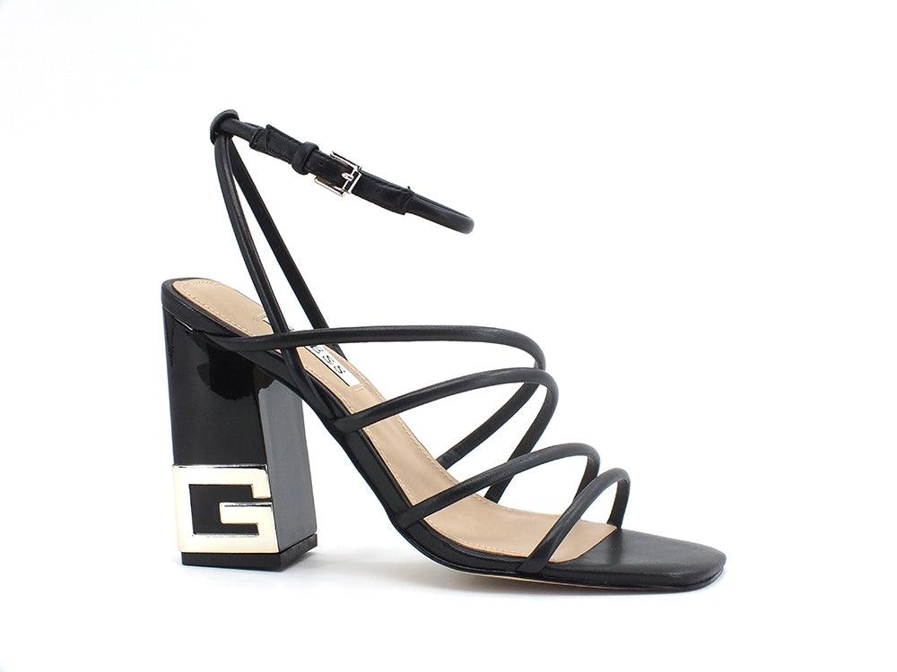 GUESS Sandalo Tacco Grosso Listini Black FL6TCYLEA03 - Sandrini Calzature e Abbigliamento