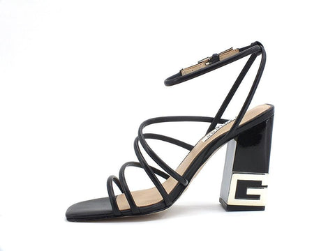 GUESS Sandalo Tacco Grosso Listini Black FL6TCYLEA03 - Sandrini Calzature e Abbigliamento