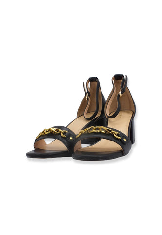 GUESS Sandalo Tacco Medio Black FL6SRALEA03 - Sandrini Calzature e Abbigliamento
