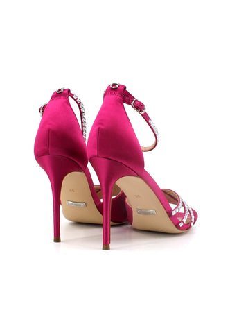 GUESS Sandalo Tacco Spillo Donna Fuxia FL6KADSAT07 - Sandrini Calzature e Abbigliamento
