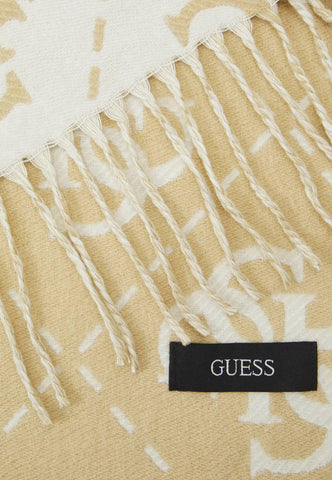GUESS Sciarpa Donna Latte Logo AW9967POL03 - Sandrini Calzature e Abbigliamento