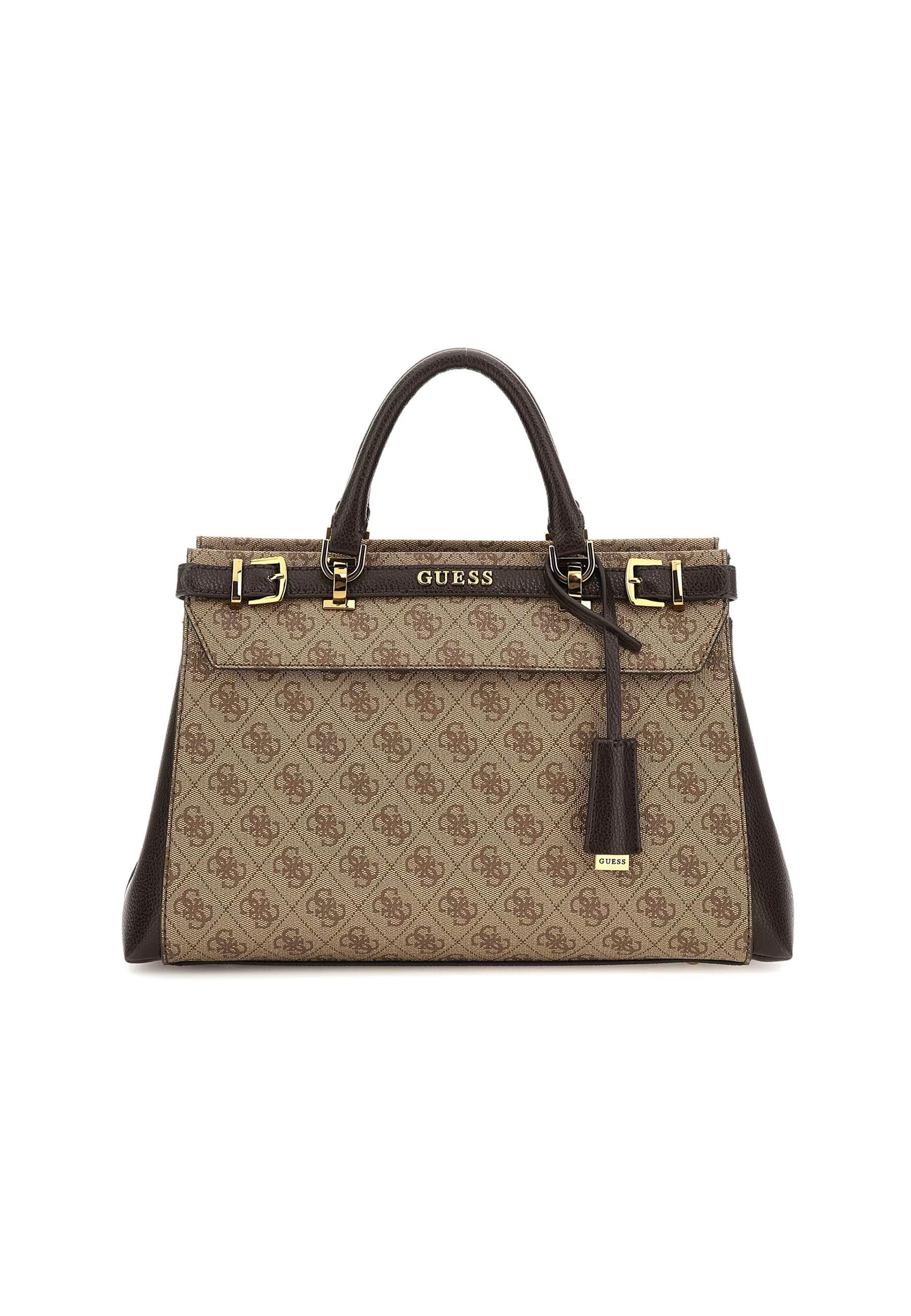 GUESS Sestri Logo Borsa Latte Logo Brown SZ900106 - Sandrini Calzature e Abbigliamento