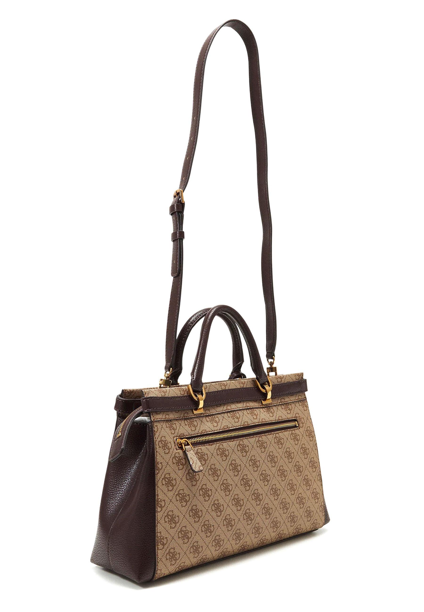 GUESS Sestri Logo Borsa Latte Logo Brown SZ900106 - Sandrini Calzature e Abbigliamento