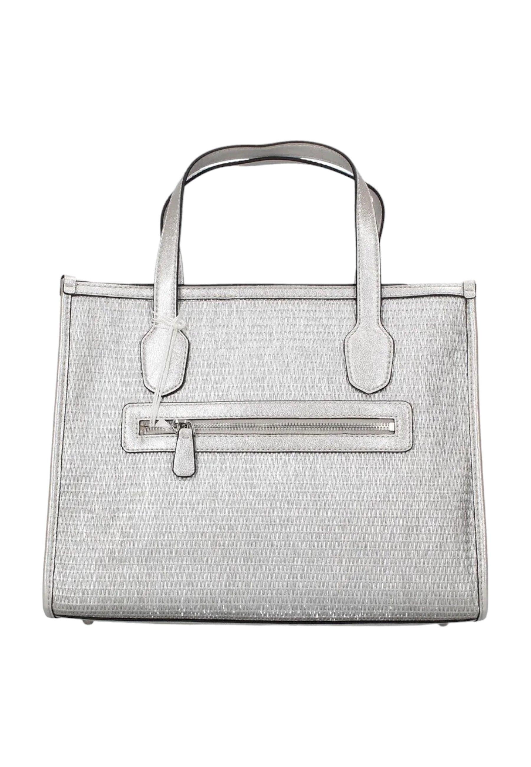 GUESS Silvana 2 Borsa Tote Donna Silver WY866522 - Sandrini Calzature e Abbigliamento