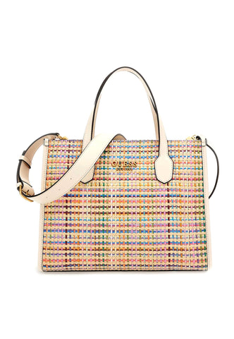 GUESS Silvana Borsa Corda Stone Multi Fantasia WX866522 - Sandrini Calzature e Abbigliamento